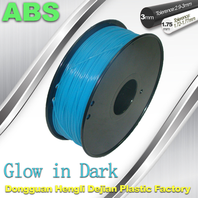 Soem glühen in den dunklen Faden-Verbrauchsmaterial-Material 1.75mm ABS Faden des Drucker-3d