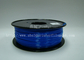 Blauer Drucker-Faden 1.75mm, Temperatur 200°C - 250°C Winkels des Leistungshebels 3d Winkels des Leistungshebels 1kg