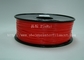 ABS Gewohnheit 1kg/leuchtende Verbrauchsmaterialien des Druckers 3d des Rollenleuchtstoff roten Fadens