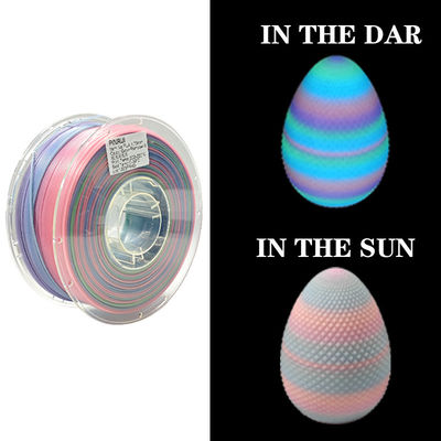 PINRUI Glow Rainbow PLA 1kg 1,75mm Farbänderung im Dunkeln für 3D-Drucker