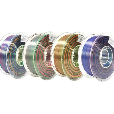 PINRUI Regenbogen PLA Seiden-PLA 1,75 mm 1 kg Mehrfarbige PLA-Farbgradientfilament für den 3D-Druck