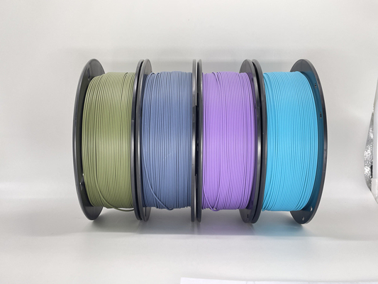 Matt-Drucker Filament Winkels des Leistungshebels 3D 7 Farben staubsaugen Verpackung mit Trockenmittel