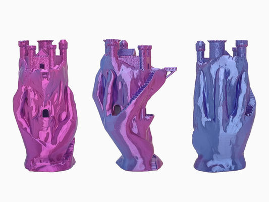 PINRUI Seide Regenbogen Pla Kunststoff Filament 1,75mm 3D Filamente 1,75mm Magische Farbe PLA Kunststoffstange PLA Filament