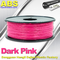 Farbiger ABS 3d Drucker-Faden 1.75mm/3.0mm, dunkler rosa ABS Faden