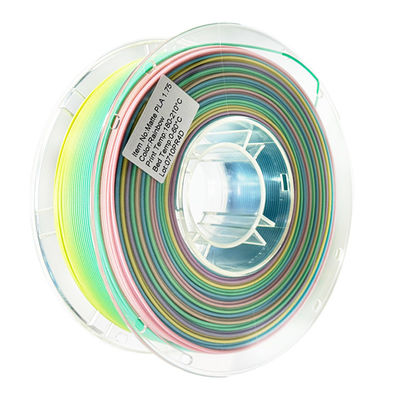 PINRUI 3D-Drucker Filament PLA Matte Rainbow 1,75mm 1kg Mehrfarben passen in die meisten FDM-Drucker