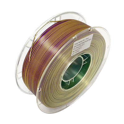 PINRUI Dreifarbiges PLA Seidenfaser 1,75mm 1kg Spul Dreifarbiges PLA Seidenfaser passt zu den meisten FDM-Drucker