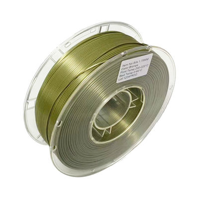 PINRUI Seiden-PLA-Filament 1,75 mm 1KG ((2,2 lbs) Spoolgenauigkeit +/- 0,03 mm 3D-Drucker Filament Kunststoff für FDM 3D-Drucker