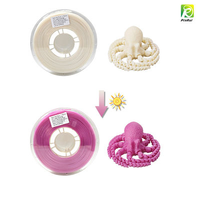 PINRUI PLA 3D-Druckerfilament, UV- oder Sonnenlicht Farbveränderung Farbe PLA-Filament 1,75 mm,Dimensionsgenauigkeit +/- 0,03 mm