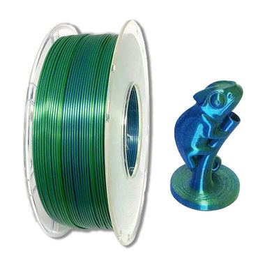 Doppeldruckerfaden der farbe 3d, Seidenfaden, Winkel- des Leistungshebelsfaden, Faden des Druckers 3d