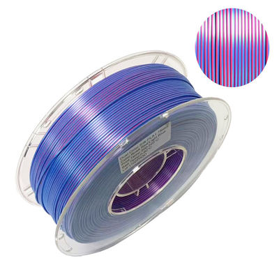 Doppeldruckerfaden der farbe 3d, Seidenfaden, Winkel- des Leistungshebelsfaden, Faden des Druckers 3d