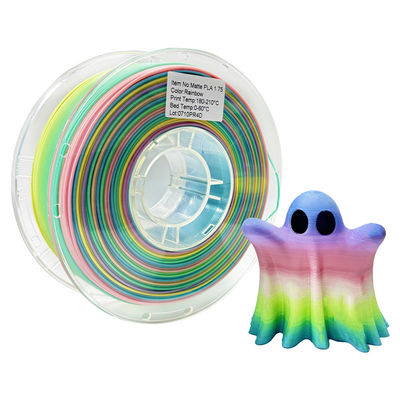 PINRUI 3D-Drucker Filament Regenbogen Traumfarbe 1,75 mm 1 kg Mehrfarben passen in die meisten FDM-Drucker