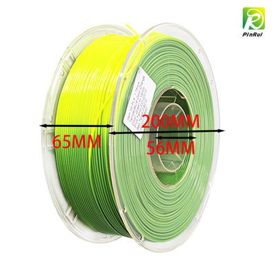 PINRUI 1 kg Zweifarbige, temperaturempfindliche PLA 3D-Druckflächen, thermisch wirksame, farbwechselnde Seide für Kunststoffstäbe