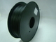 Flammhemmender Drucker-Faden 1,75/3,0 Millimeter der Kohlenstoff-Faser-3d schwarze Farbe-