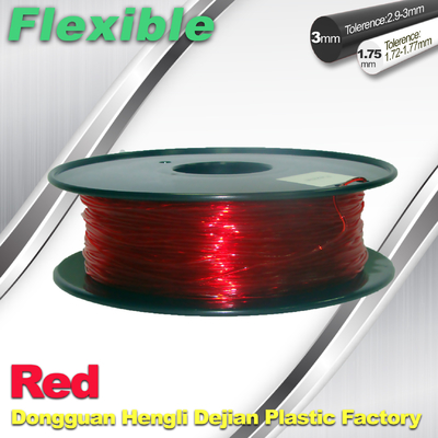 Elastischer/flexibler Gummifaden des Drucker-3d 1.75mm/3.0mm 1.3Kg/Rollenfaden