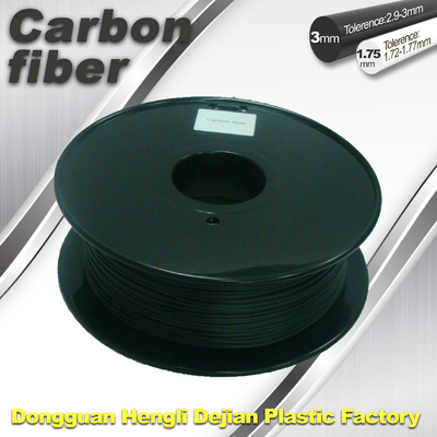 Druckfaden der Kohlenstoff-Faser-3D. Schwarze Farbe, 0.8kg/Rolle, 1.75mm 3.0mm