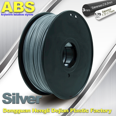 Hochfeste ABS 3d silberne Fadenmaterialien des Drucker-Fadens 1.75mm